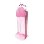 Pink Penis Gift Bag with feather balls