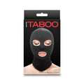 Hustler Taboo - Eyes & Mouth Hood  Black