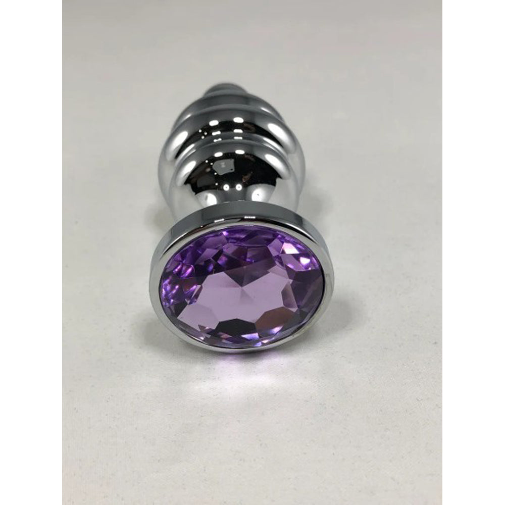 Thread Anal Plug: Large w/ Purple