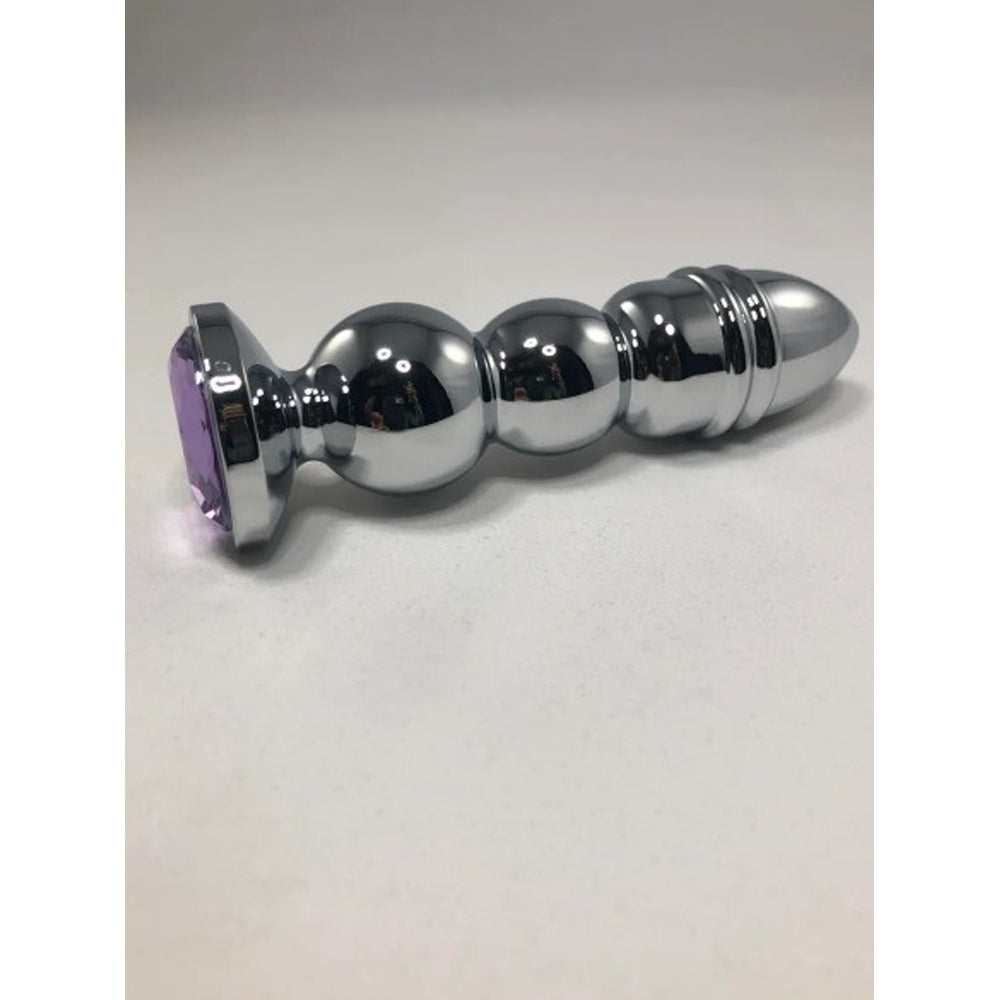 Butt Plug Bud Bullet - Large w/ Purple