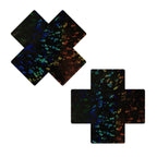 COVERAGE: Plus X Black Disco Full Breast Covers Support Tape XL