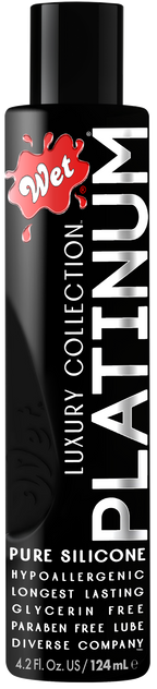Wet Platinum Silicone Based Sex Lube 4.2 Ounce