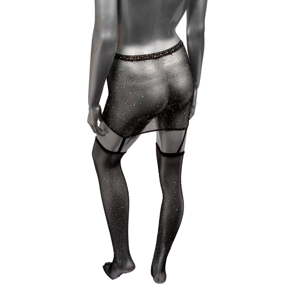 1pc Garter Skirt w Thigh Highs - Plus *