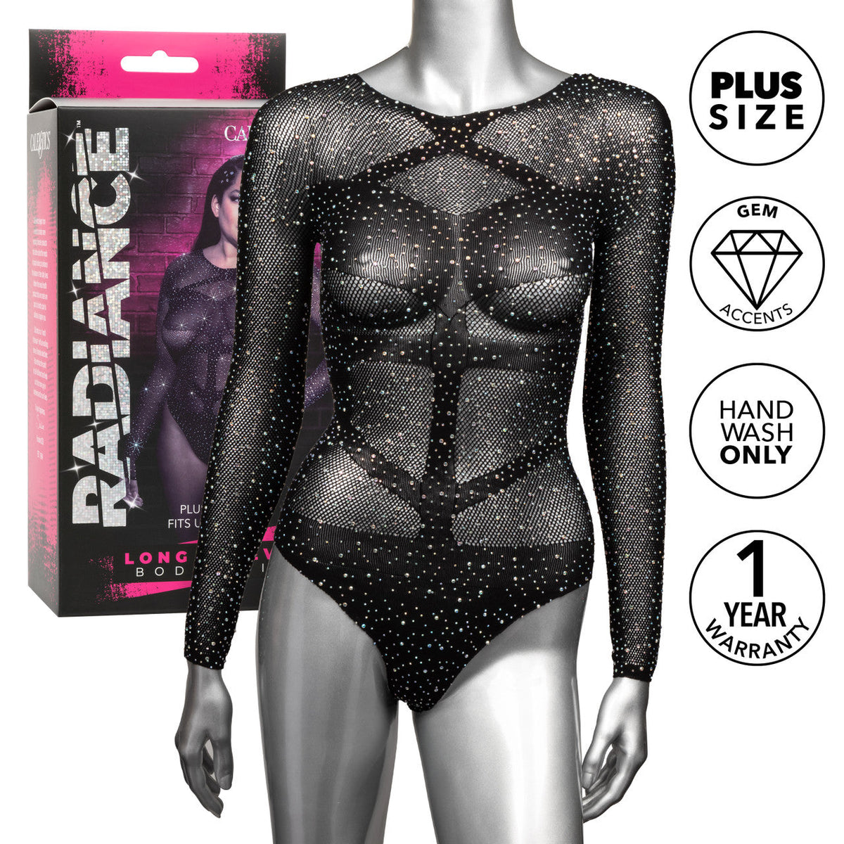 Radiance™ Long Sleeve Body Suit - Plus *