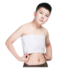 GF Strapless Chest Binder - White XLarge