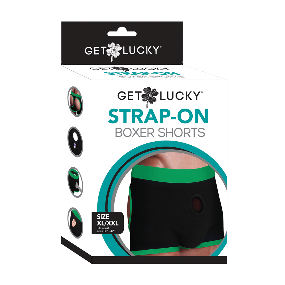 Get Lucky Strap-On Boxer Shorts  XL/XXL*