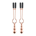 SELOPA - Beaded Nipple Clamps -Rose Gold