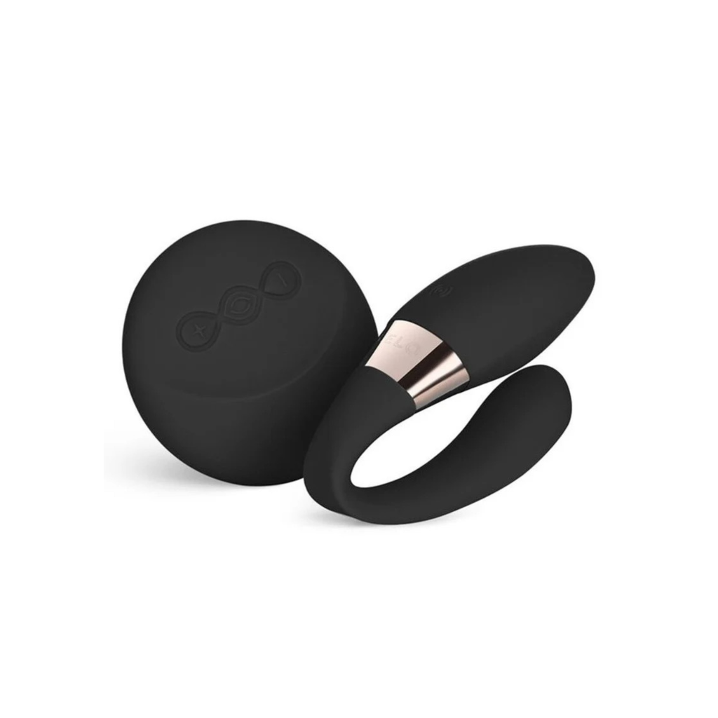 TIANI DUO Vibrating Couples Massager, Black