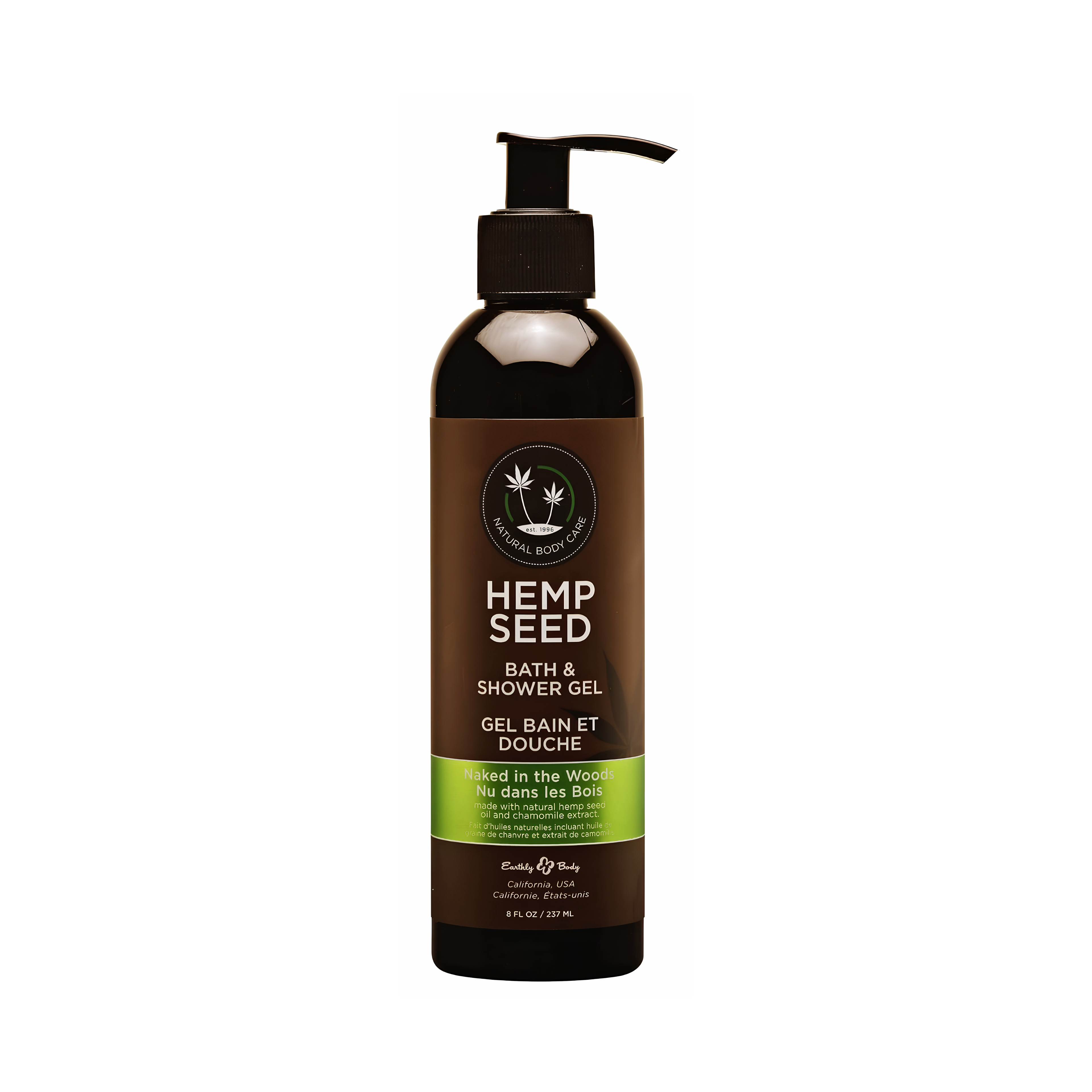 Hemp Seed Bath & Shower Gel Naked in the Woods 8 fl oz / 237 ml