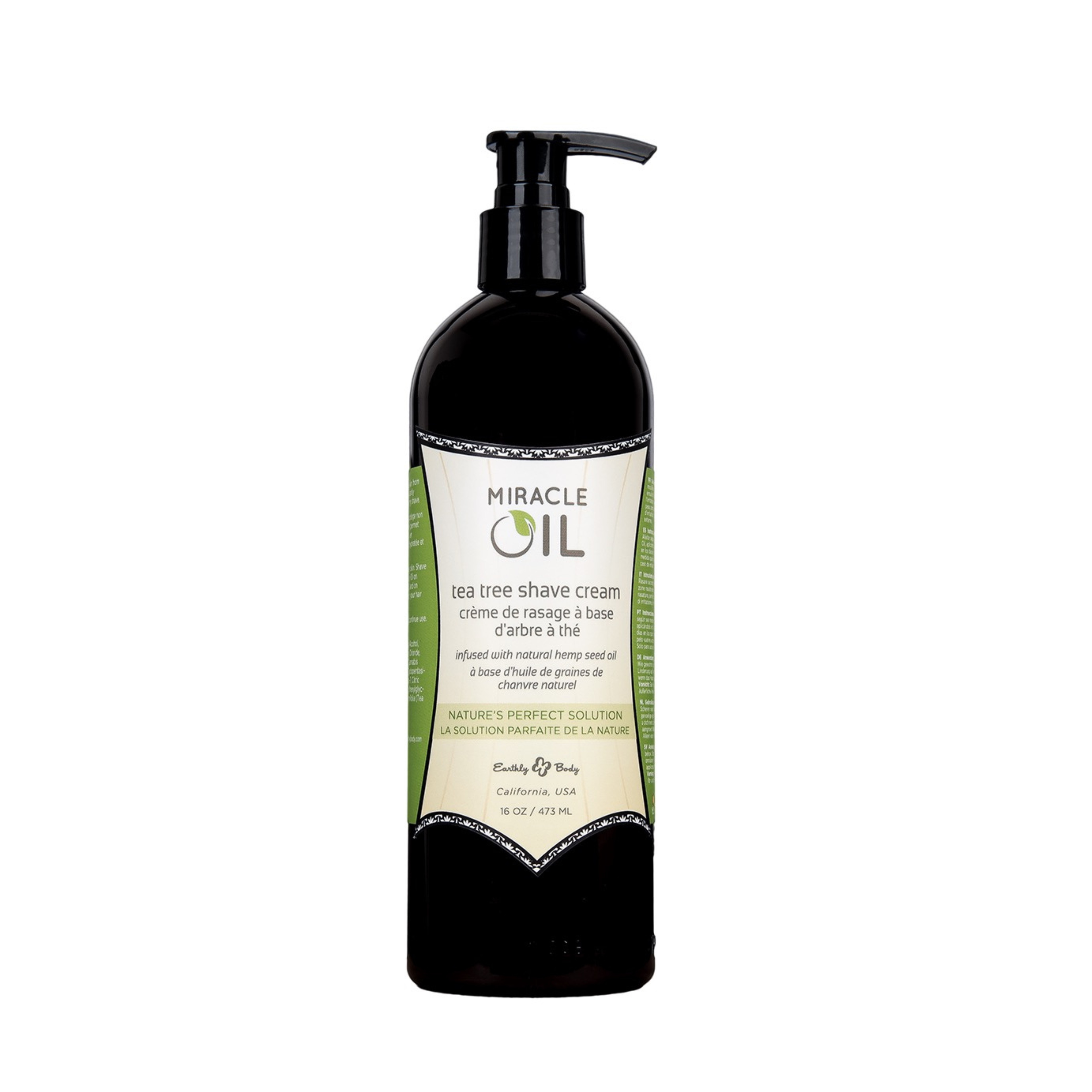 Miracle Oil Tea Tree Shave Cream 8 fl oz / 237 ml
