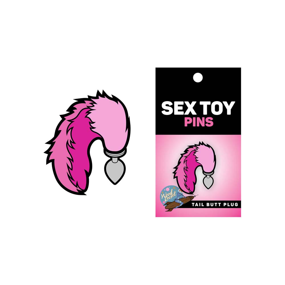 Enamel Pin: Tail Butt Plug
