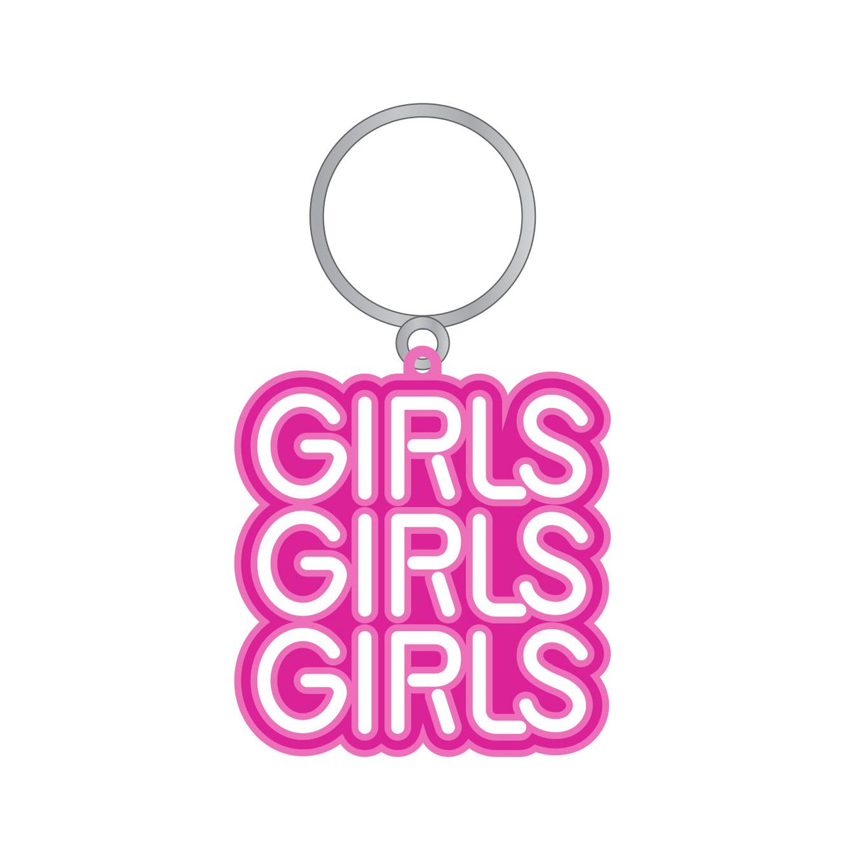 Girls Girls Girls Keychain *