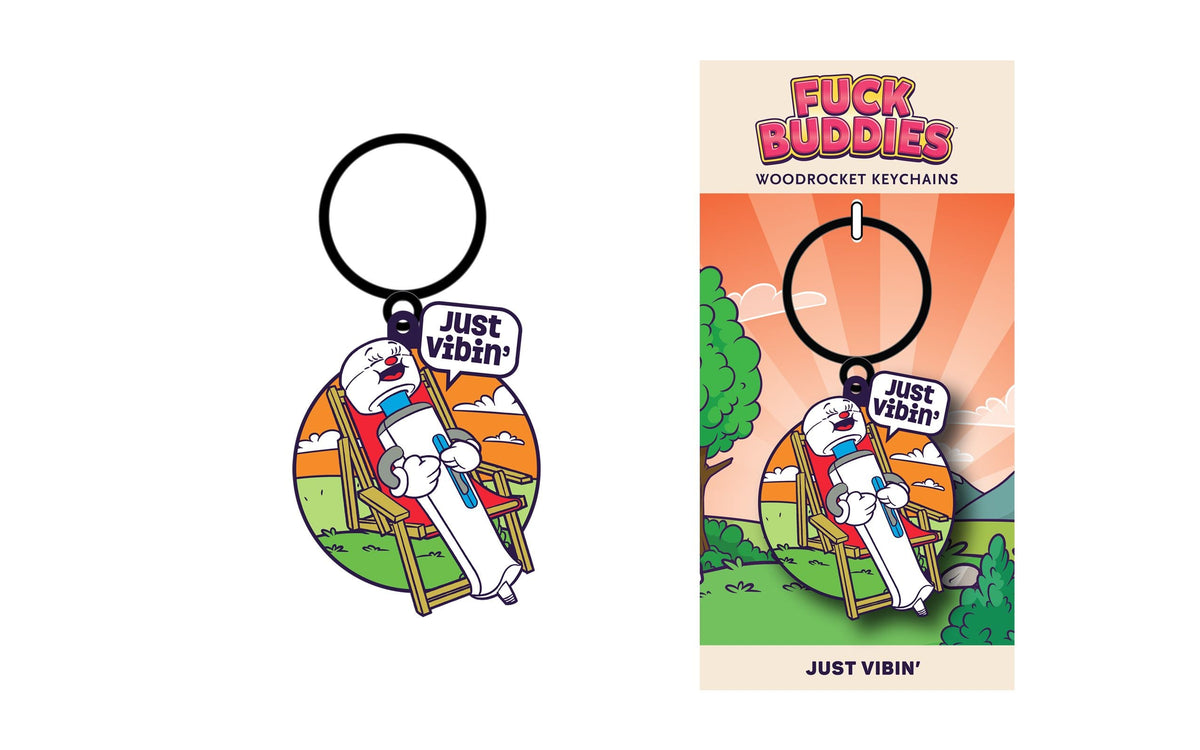 Fuck Buddies Just Vibin' Keychain *