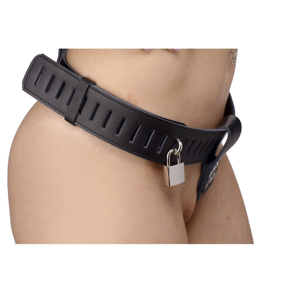 Adjustable Female Chastity Belt