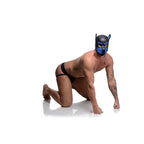 Spike Neoprene Puppy Hood - Blue