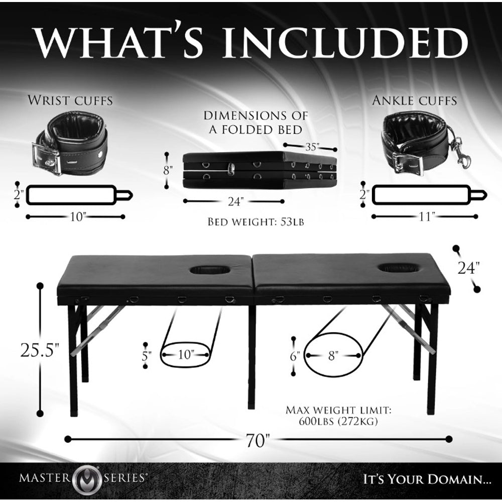 Extreme Bondage Massage Bed