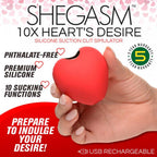 10X Hearts Desire Silicone Clit Suction*
