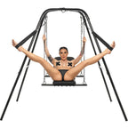 Throne Adjustable Sex Sling With Stand
