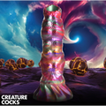 Larva Ovipositor Silicone Dildo w/ Eggs