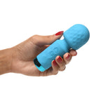 10X Mini Silicone Wand - Blue