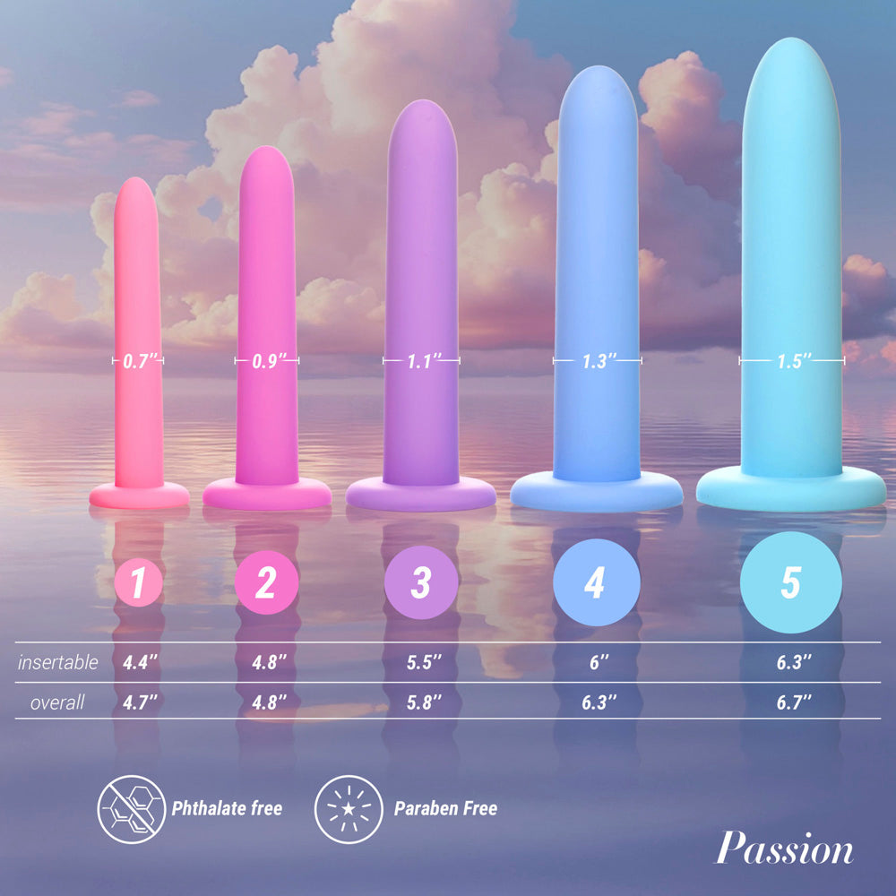 Silicone Pelvic Kegel Exerciser Set