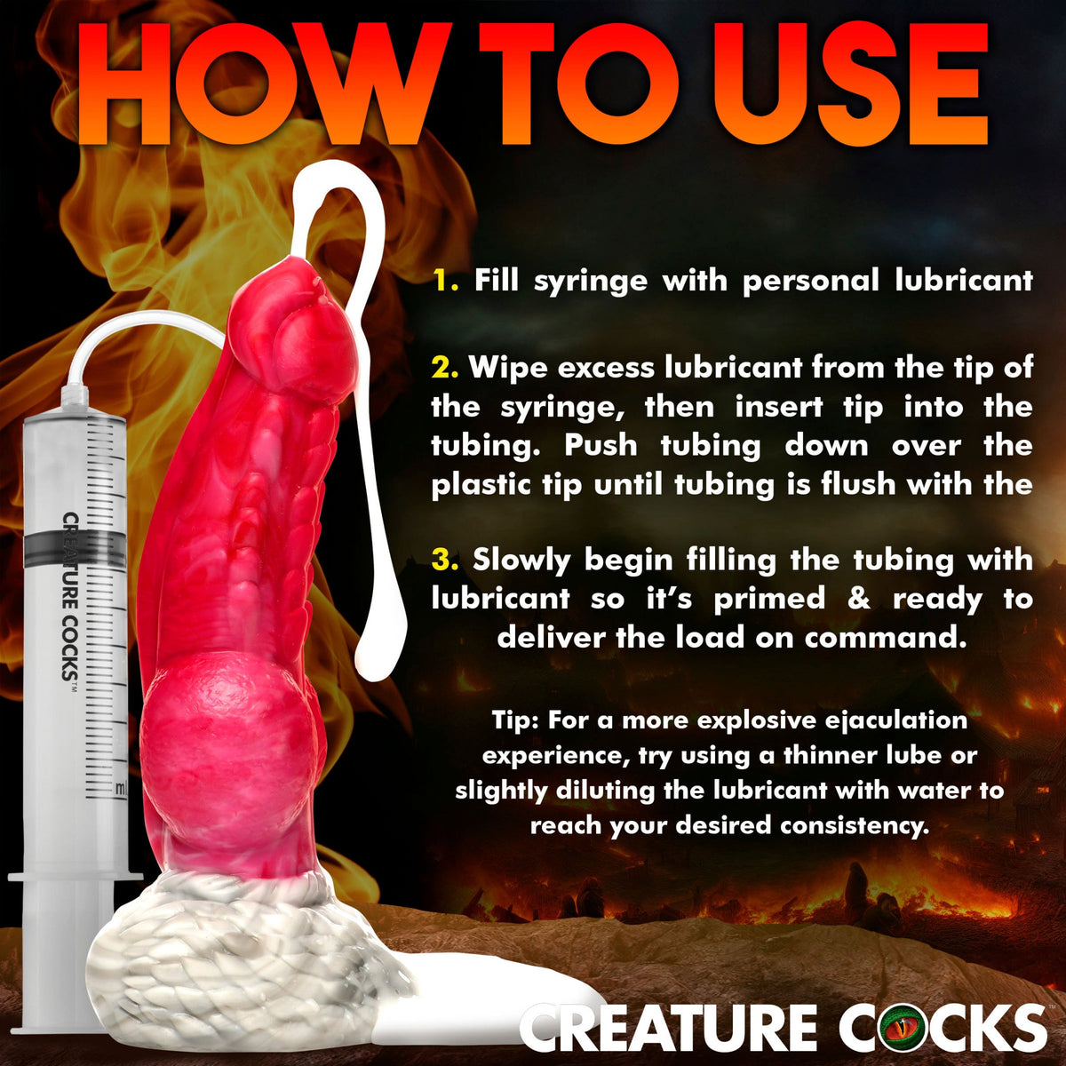 Resurrector Phoenix Squirting Silicone
