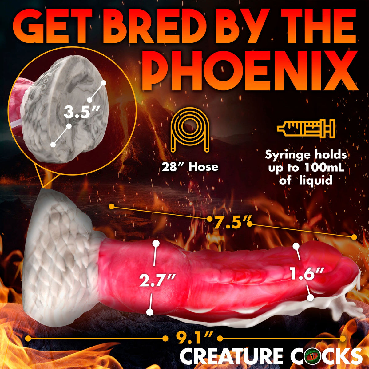 Resurrector Phoenix Squirting Silicone