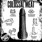 Moby 2 Foot Tall Super Dildo - Black