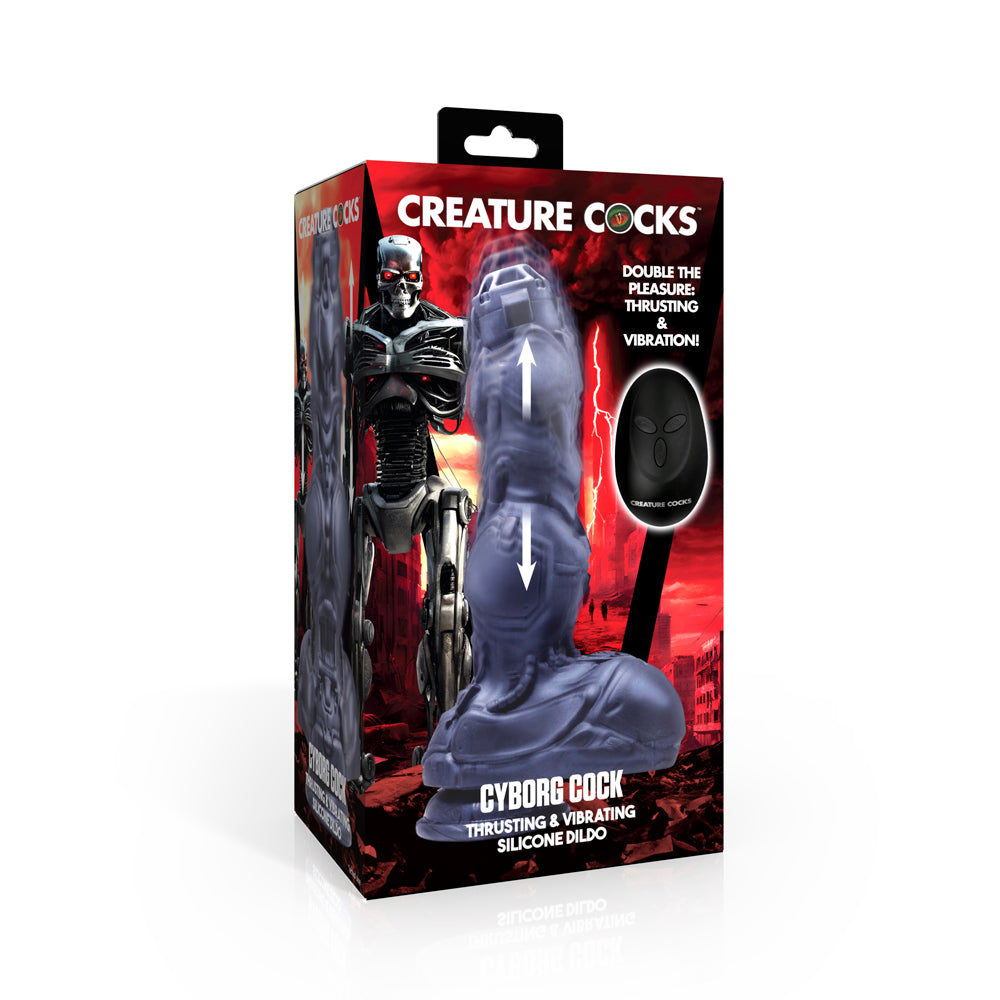 Cyborg Cock Thrusting & Vibrating Dildo