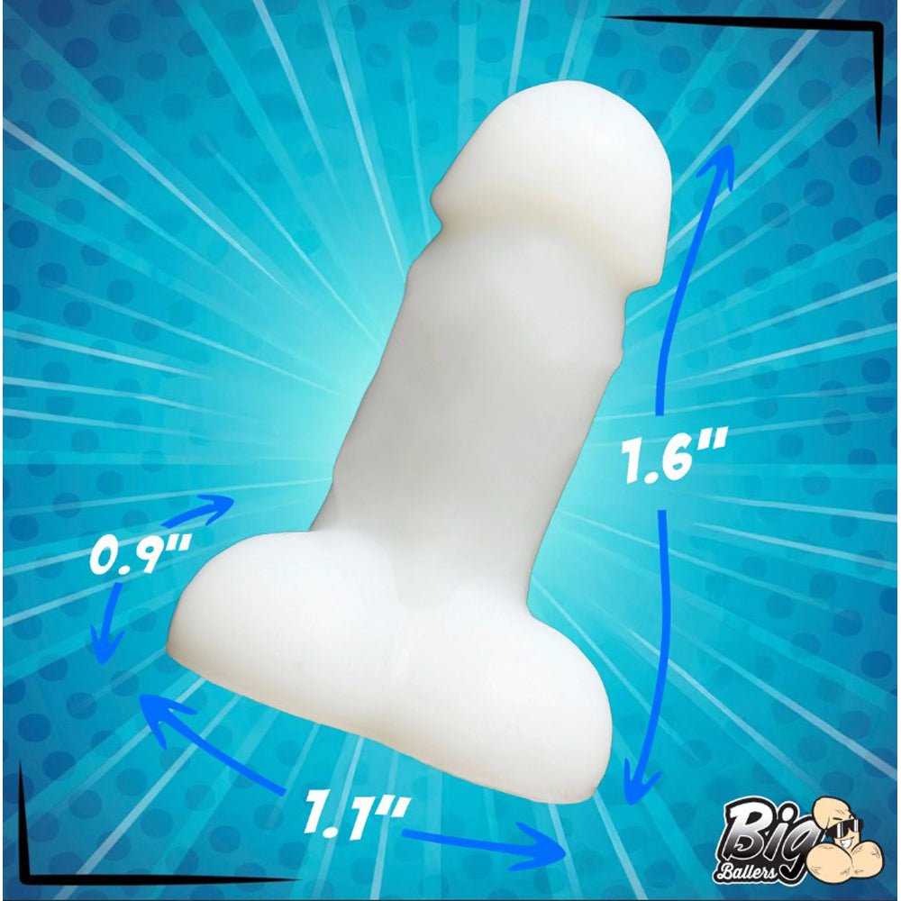 Glow-in-the-Dark Snap-On Peckers - 4 pk