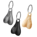 Nuts 3 Keychain Set - Dark/Light/Silver