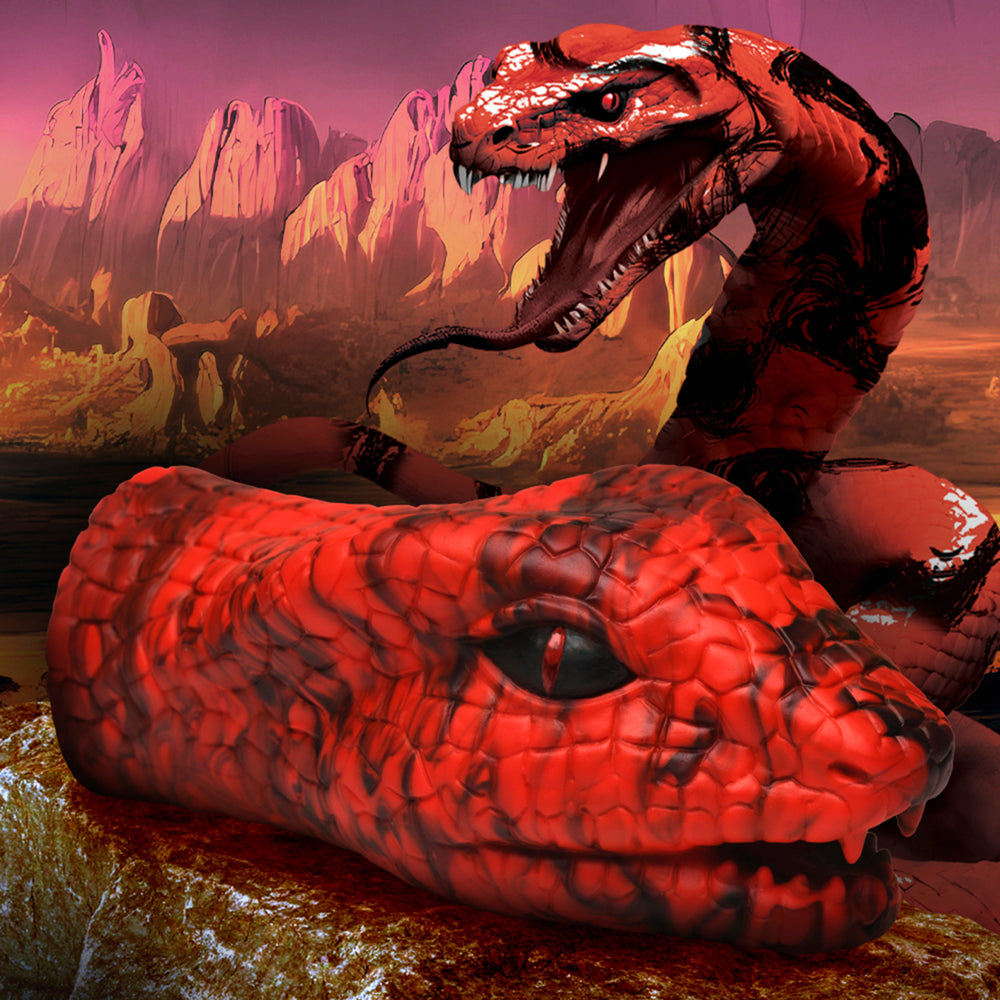 Serpentine Stroker Silicone - Red
