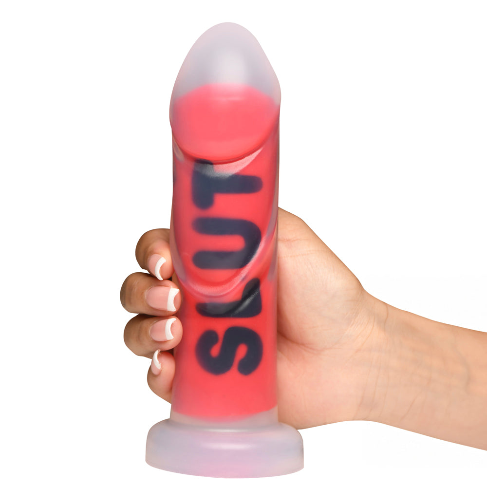 SLUT Silicone Dildo