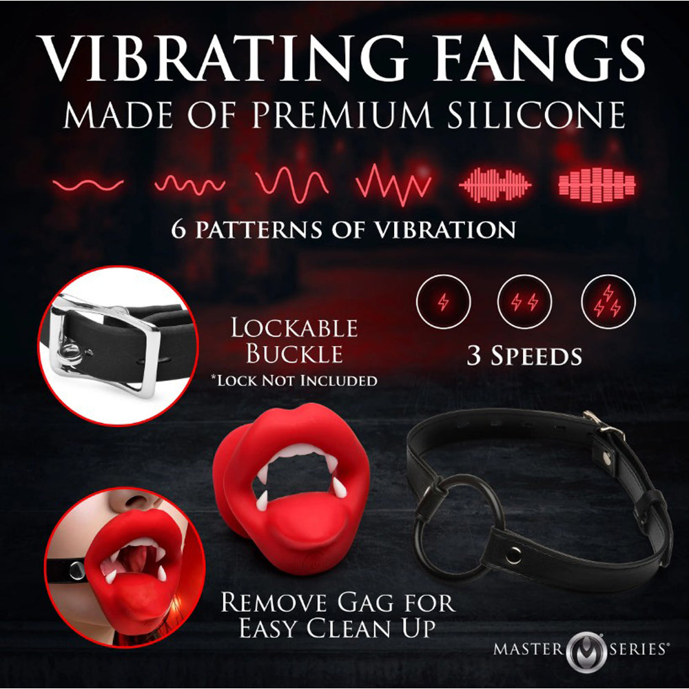 Vampire Vibrating Mouth Gag