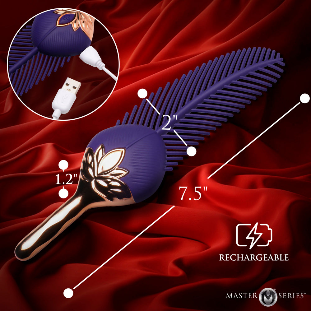 The Tickler Vibrating Silicone Feather