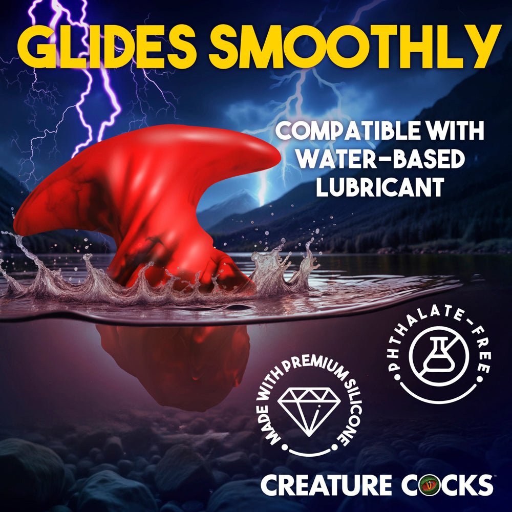 Dragonspawn Silicone Butt Plug - Med