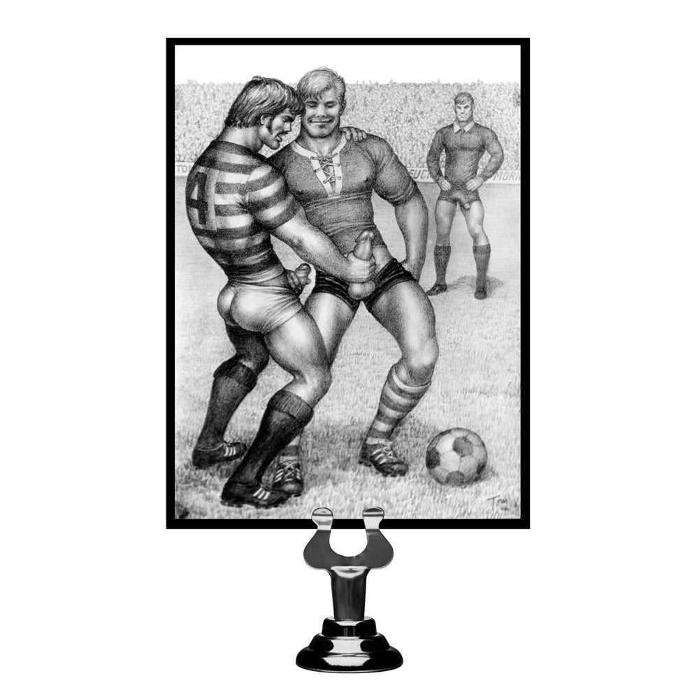 Tom of Finland Cock Ring w 3 heavy balls