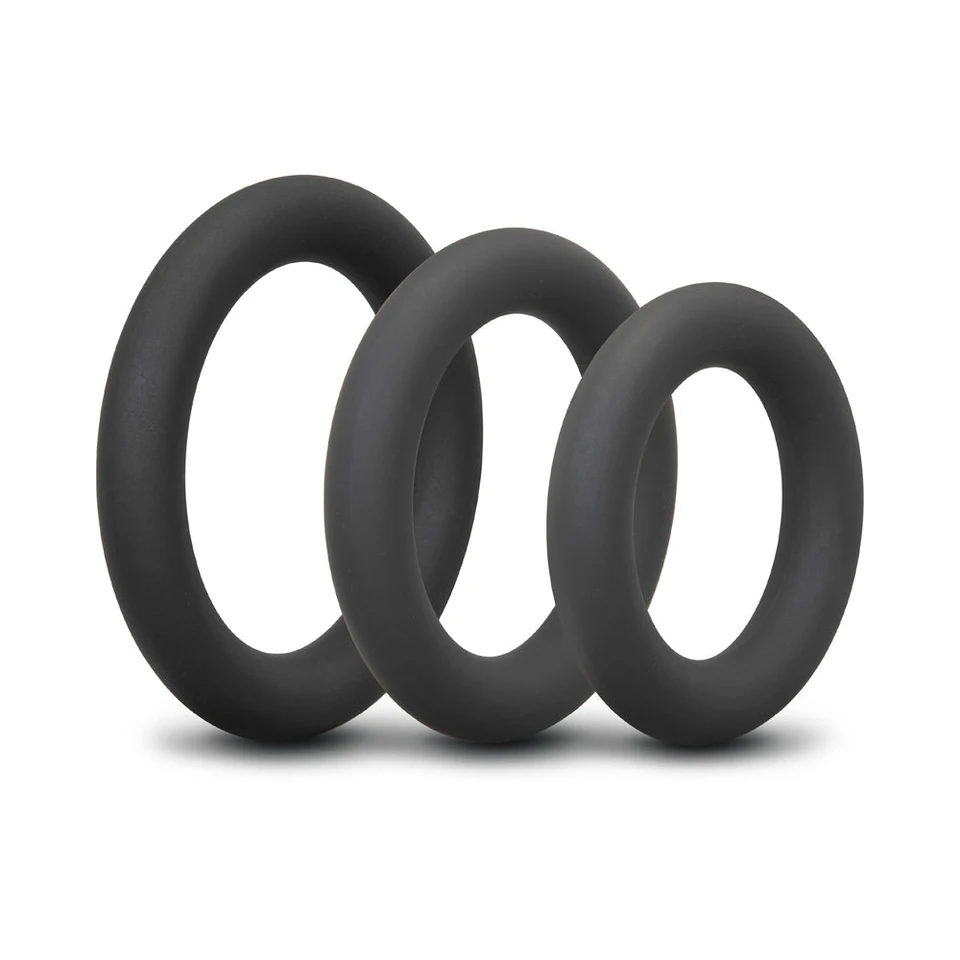 SNUG RING SWOLE - 3-PACK SNUG FIT THICK SILICONE COCK RING