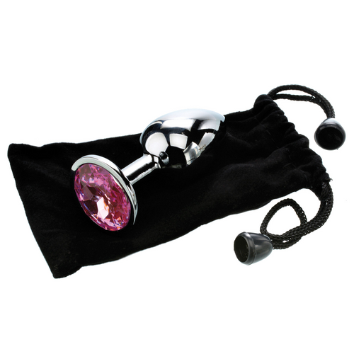 Adam & Eve Pink Gem Anal Plug Small