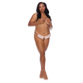 DOUBLE STRAP OPEN PANTY PEACH PLUS SIZE
