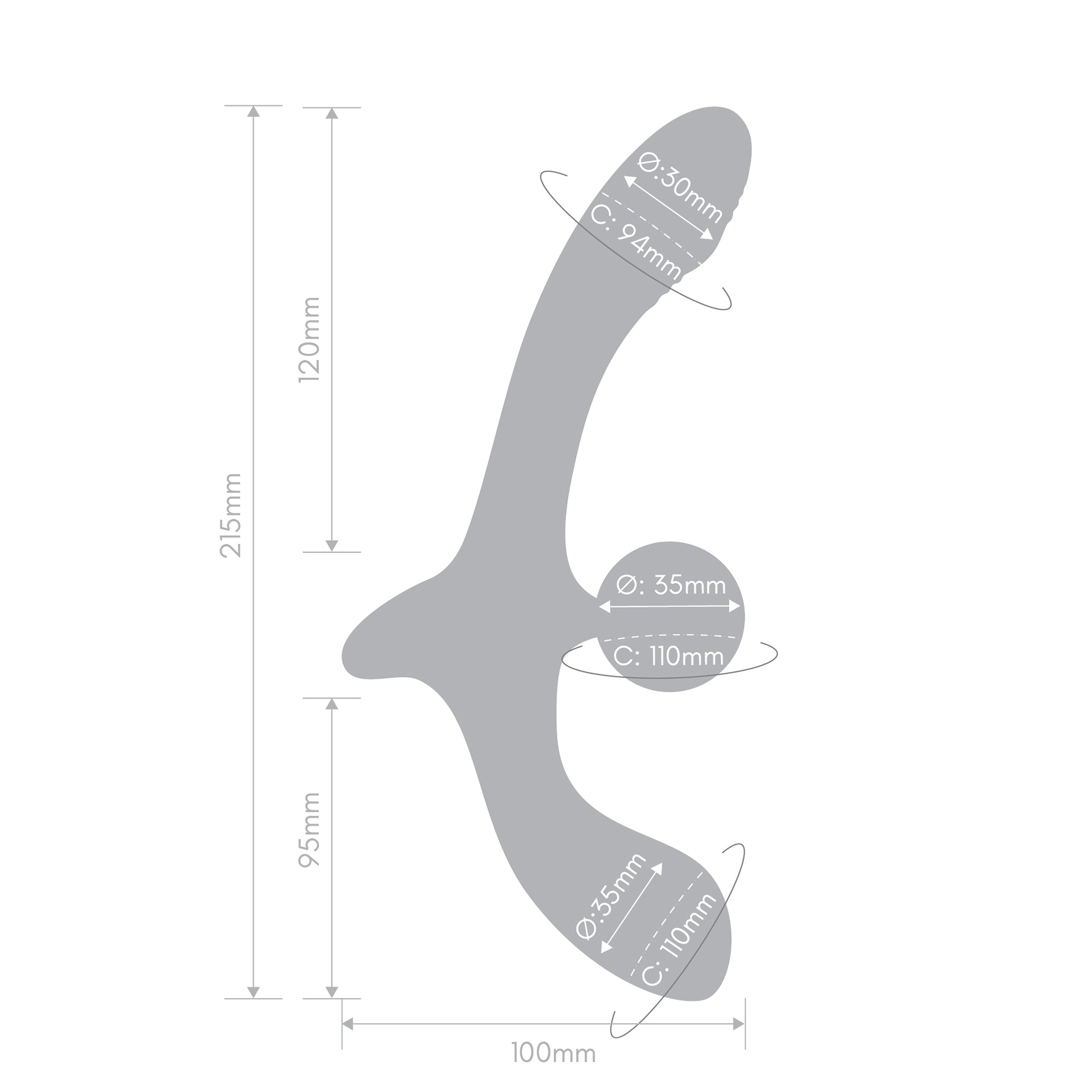 Together Toys Double Tap Couples Vibrator