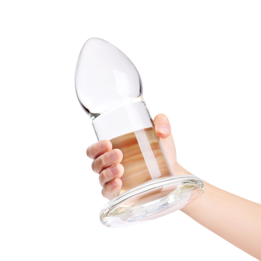 b-Vibe Advanced 8-Inch Glass Anal Dilator