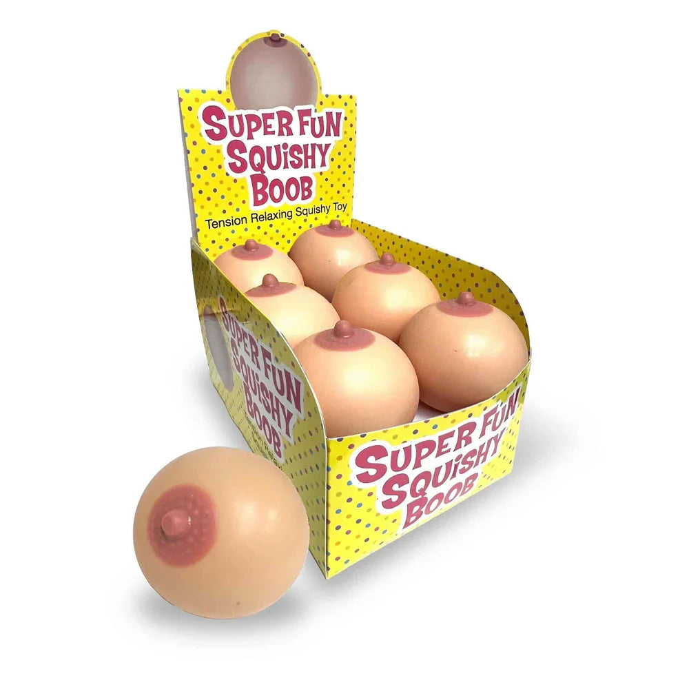 Super Fun Squishy Boobs Display of 12