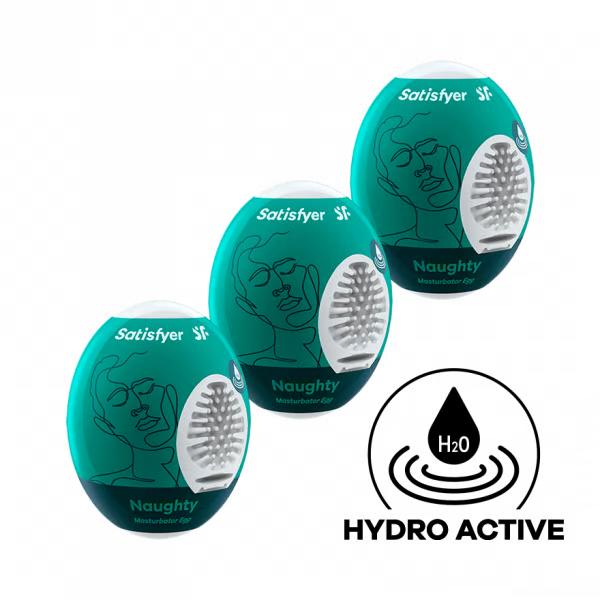 Masturbator Egg 3er Set (Bubble) Violet