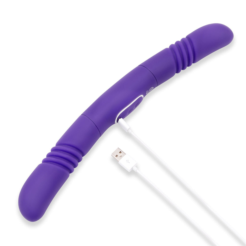 Double Delight Dual-Ended Thrusting Vibrator