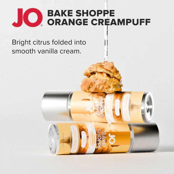 JO Bake Shoppe Orange Creampuff Flavored Lubricant 2 fl oz (60 mL)