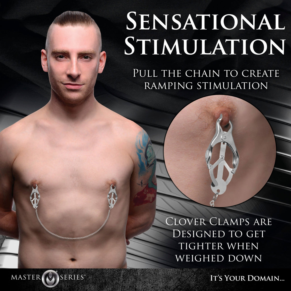 Tyrant Spiked Clover Nipple Clamps