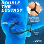 Axis Gyrating Prostate Vibrator with C-Ring w/ remote