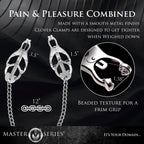 Sterling Monarch Nipple Vice - Silver