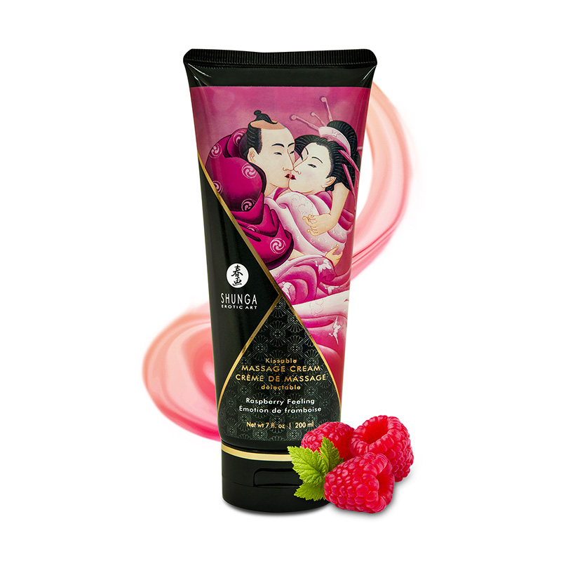 Kissable Massage Creams 200 ml/ 7 fl.oz - Raspberry Feeling